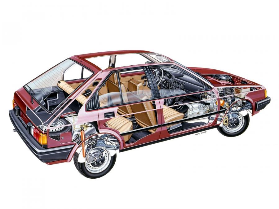 Схема Alfa Romeo Arna SL (920) 1983 года  (WW) (фото 21 из 27)